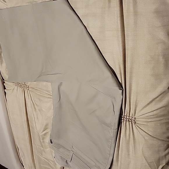 New York & Company Chino Wide Leg Pants in Light Gray Size 18 Petite.  Like New - Picture 1 of 14